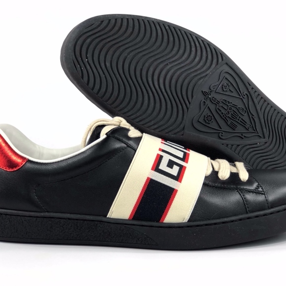 gucci stripe leather sneaker price